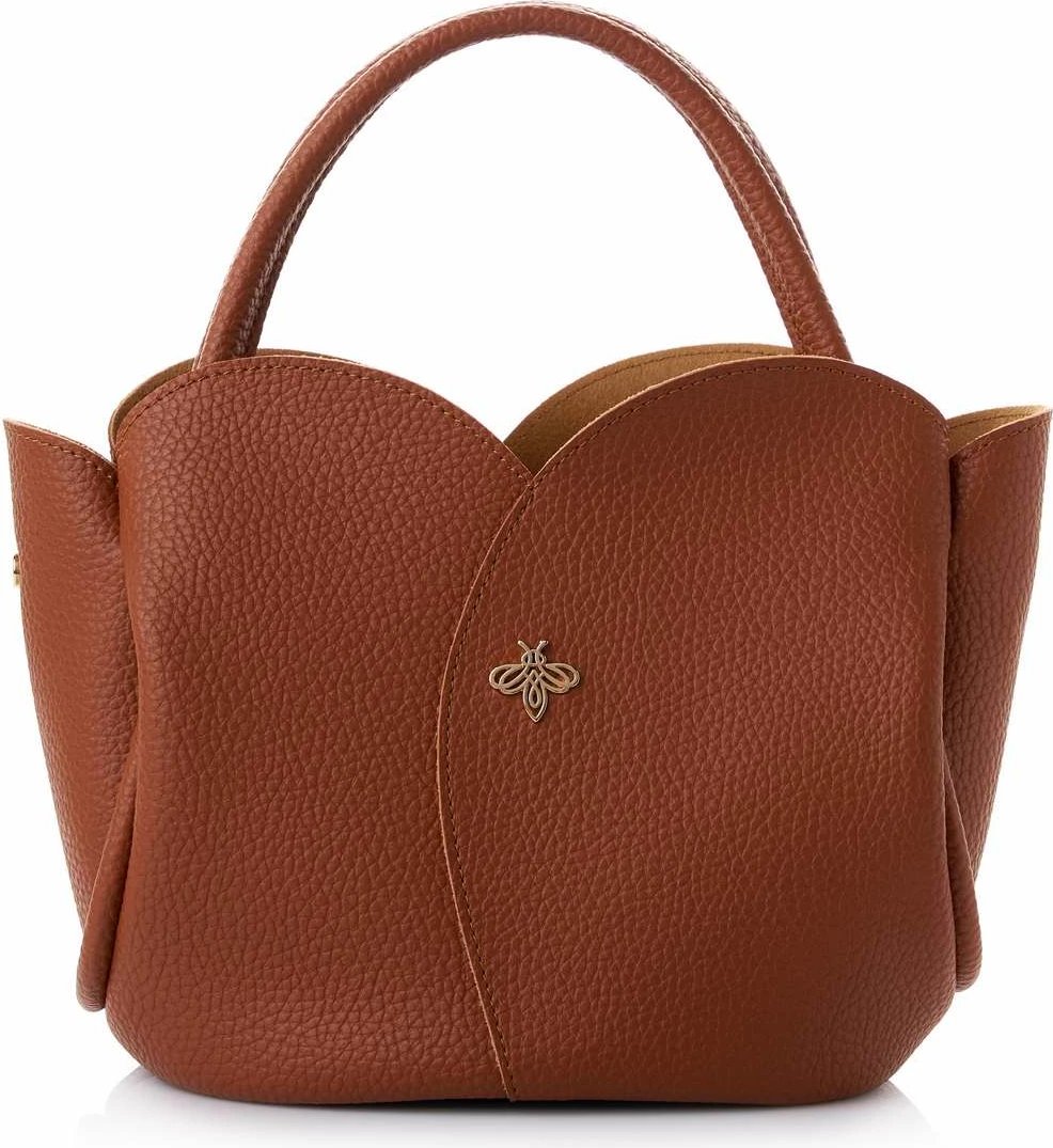 Çantë krahu Lucky Bees, Arden, ngjyrë kafe e hapur (tan)