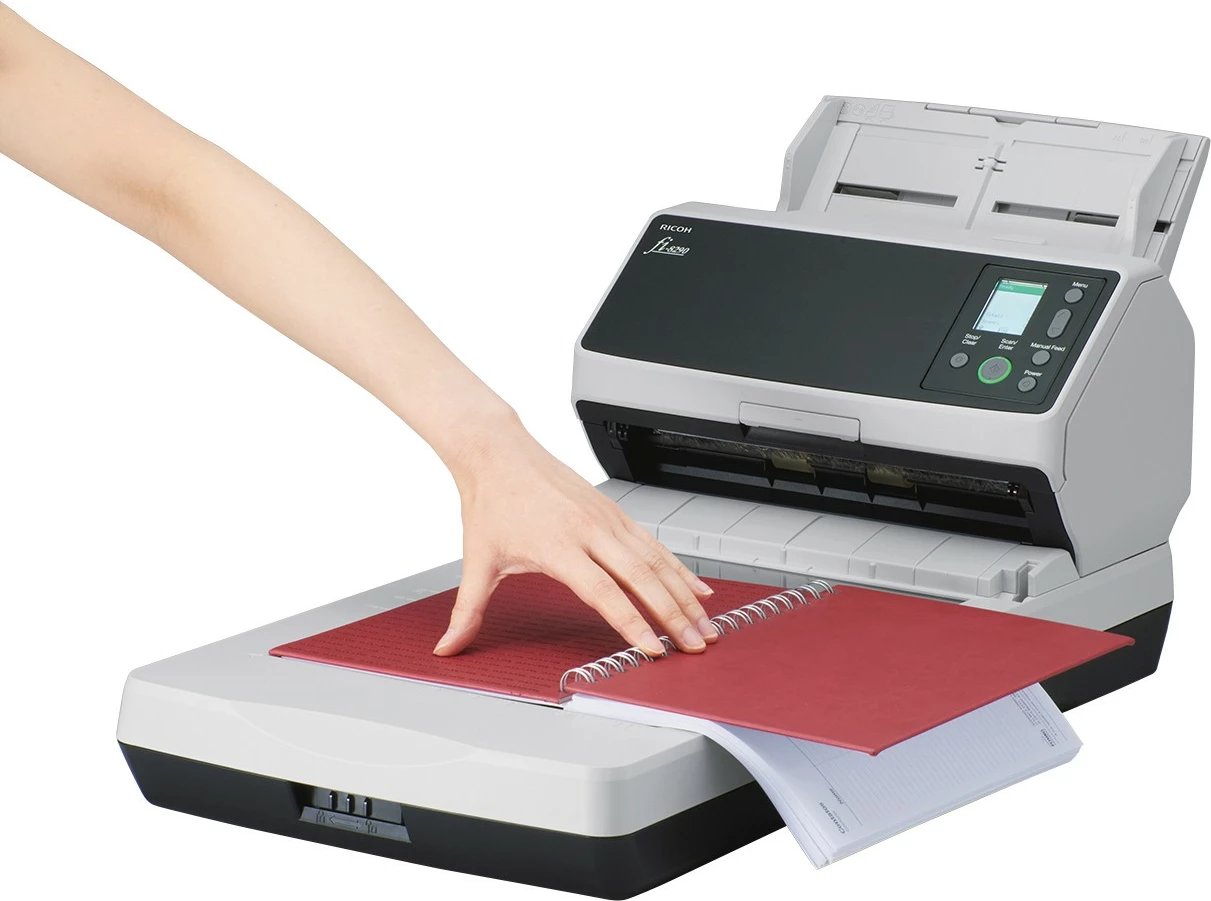 Skaner dokumentesh Fujitsu fi-8290, ADF, Duplex, USB 3.2, LAN, flatbed