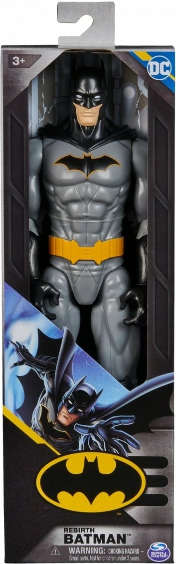 Figurë aksioni Batman Spin Master 12 inç, plastikë, gri/zezë