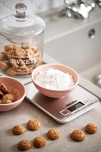 Peshore kuzhine, Adler MS3169, 5 kg d=1 g, funksion TARE, inox, e bardhë