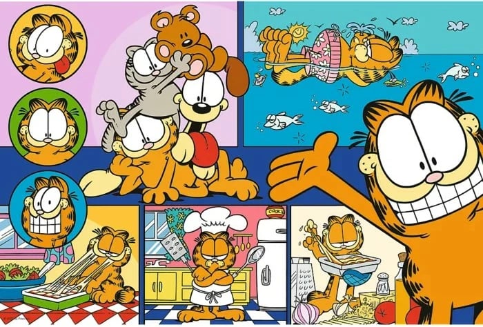 Puzzle Garfield Trefl 100 pjesë, për fëmijë Puzzle Garfield Trefl 100 pjesë, për fëmijë