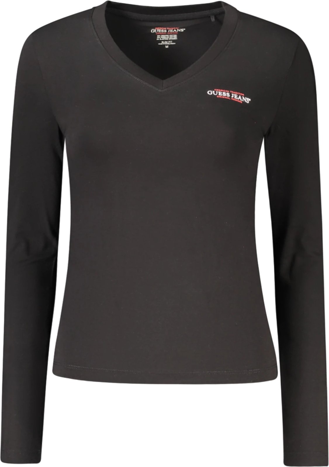 Maicë për femra GUESS JEANS, e zezë