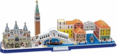 Puzzle 3D Cubic Fun City Line Venice, 126 pjesë