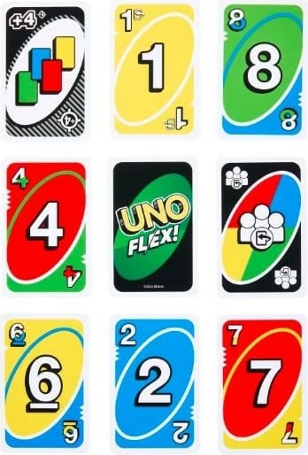 Lojë letra Mattel UNO Flex, HMY99, shumëngjyrëshe