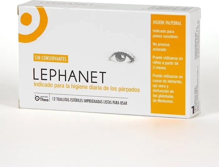 Letra të lagura për sy THEA Lephanet unisex 12 copë