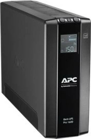 UPS APC BR1600MI Back-UPS Pro 1600VA, 8 dalje, AVR, LCD, USB 2.0, e zezë