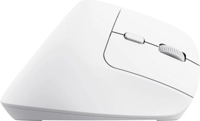 Maus Trust Bayo+, pa tela, optik, 2400 DPI, i bardhë