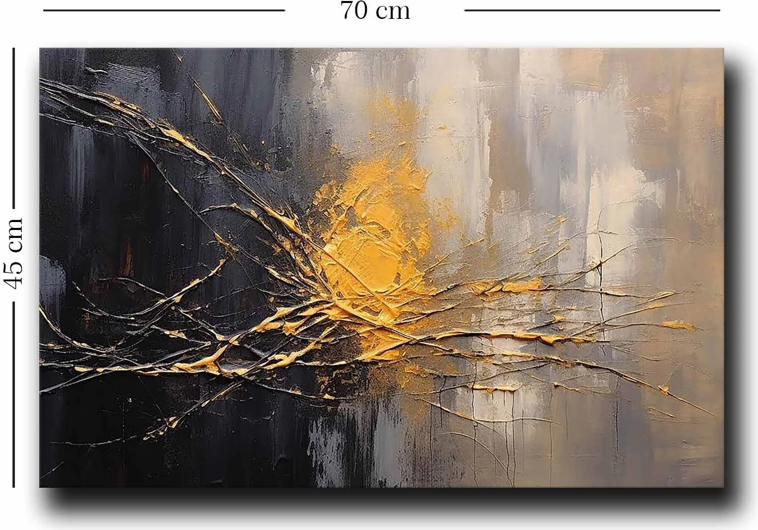 Pikturë dekorative në kanavacë, shumëngjyrëshe, 45x70cm, 4570GSC-008