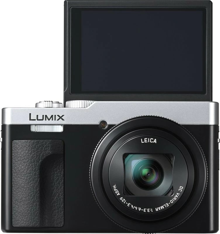 Aparat digjital Panasonic LUMIX TZ99, 20.3MP, 30x zoom optik, 4K, Wi-Fi, argjendtë