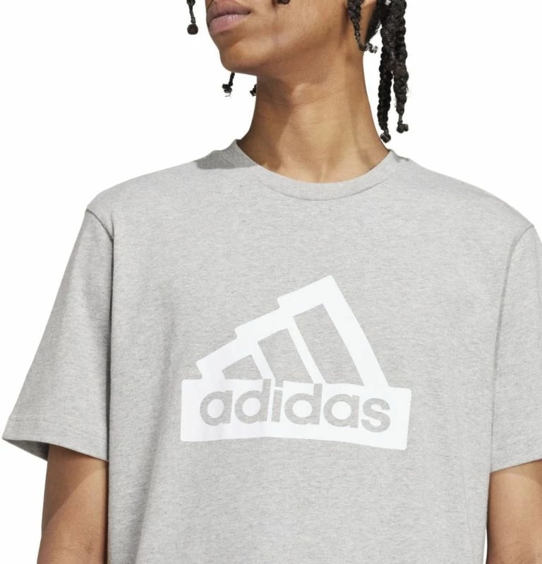 Maicë për meshkuj adidas, e hirtë