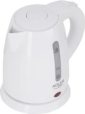 Çajnik elektrik Adler AD 1272, 1 L, 1600 W, Hazelnut, Bardhë