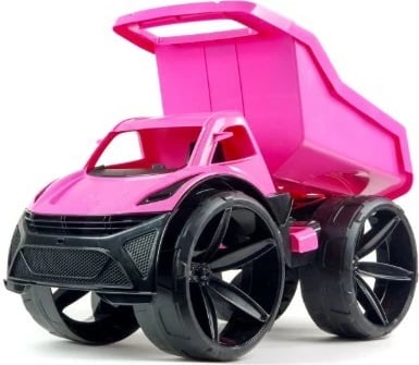 Kamion basculues lodër, Wader, Maximus 64060, 59 cm, plastikë, rozë