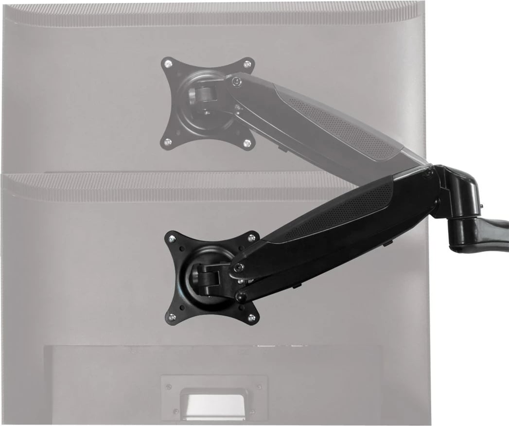 Mbajtës muri për monitor Arctic Cooling W1-3D, me teknologji Gas Lift, Alumini