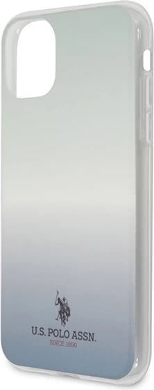 Mbështjellës U.S. Polo Assn. USHCN61TRDGLB për iPhone 11, Pattern Gradient, Kaltër