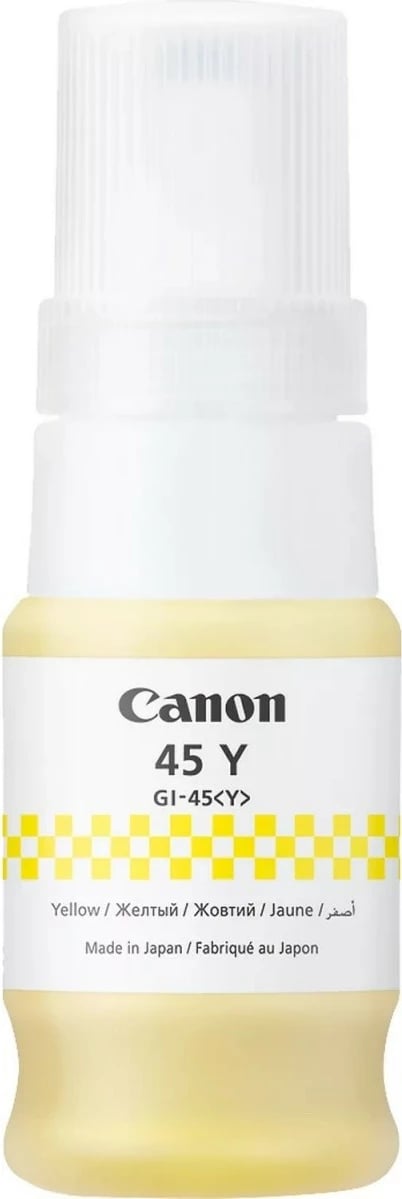 Toner Canon GI-45Y, për MAXIFY GX1040/GX2040, 40ml, Verdhë