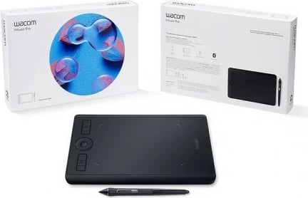 Tablet grafike Wacom Intuos Pro S, Wireless, 460 g, USB, e zezë