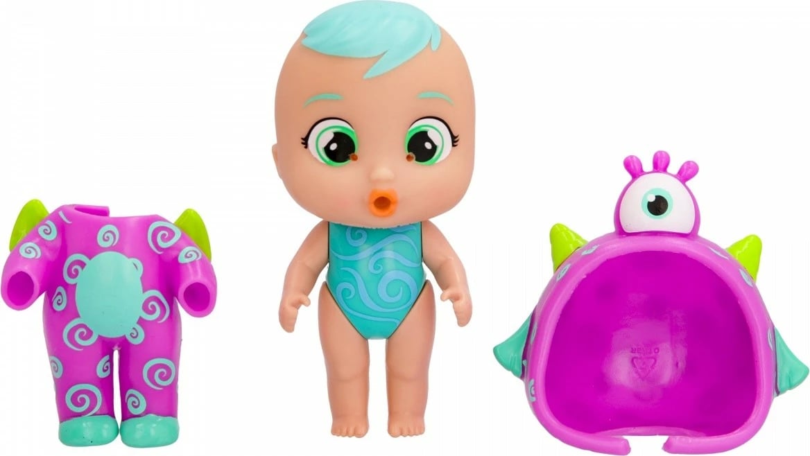 Kukull Cry Babies Stars Jumpy Monsters Fuzz, Tm Toys, IMC913653, plastikë, me aksesorë