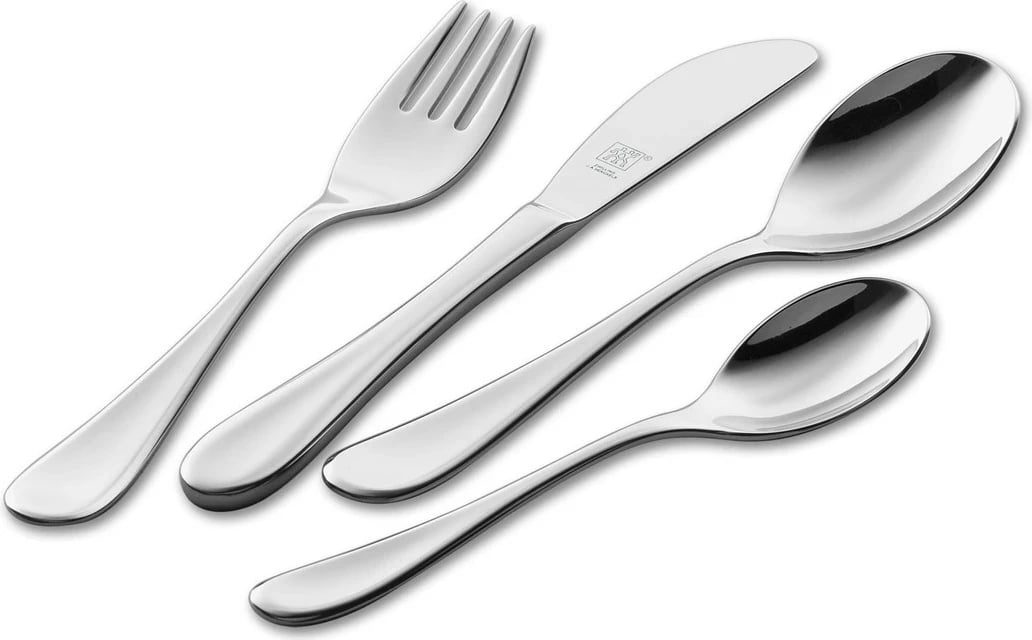 Set për fëmijë ZWILLING Filou, 4 copë, Argjendtë