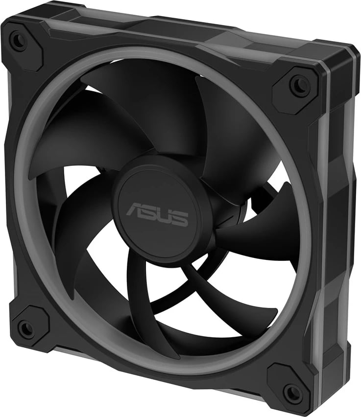 Ventilatorë për kasë kompjuteri ASUS Prime MR120 Fan ARGB, 12 cm, 3 copë, Zi
