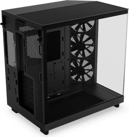 Kasë NZXT H6 Flow Midi Tower me xham të temperuar, e zezë