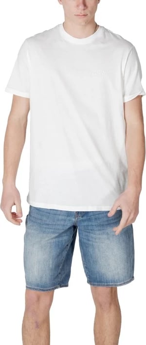 Maicë për meshkuj Armani Exchange, e bardhë