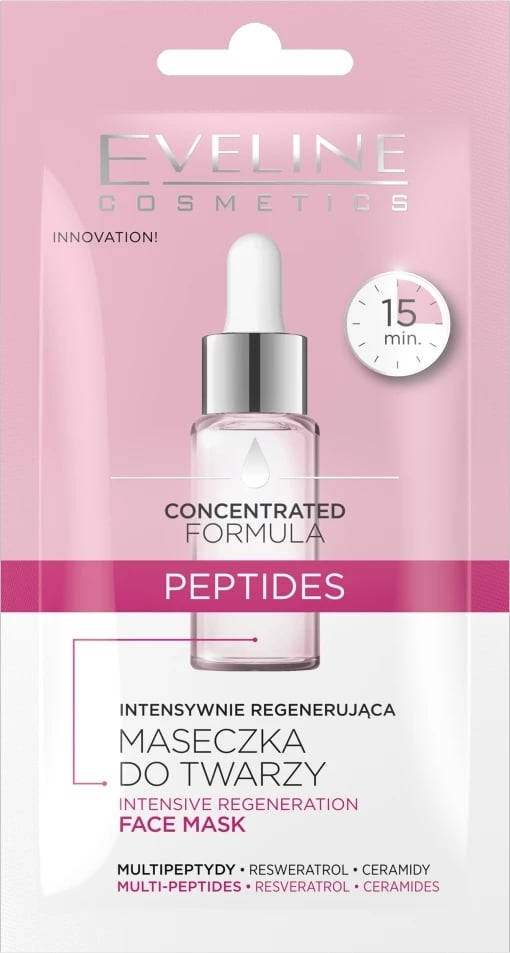 Maskë për fytyrë Eveline Cosmetics Peptides për femra 8ml