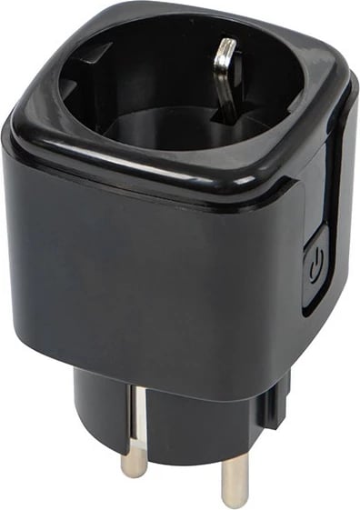 Prizë inteligjente WiFi BLOW TUYA V3, 16A, 3600W, e zezë