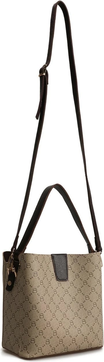 Çantë bucket Lucky Bees, krem, kafe, 328 v2