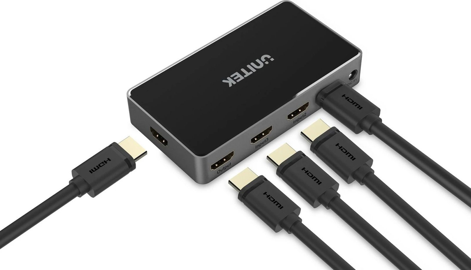 Switch video Unitek V1110A, HDMI, Gri