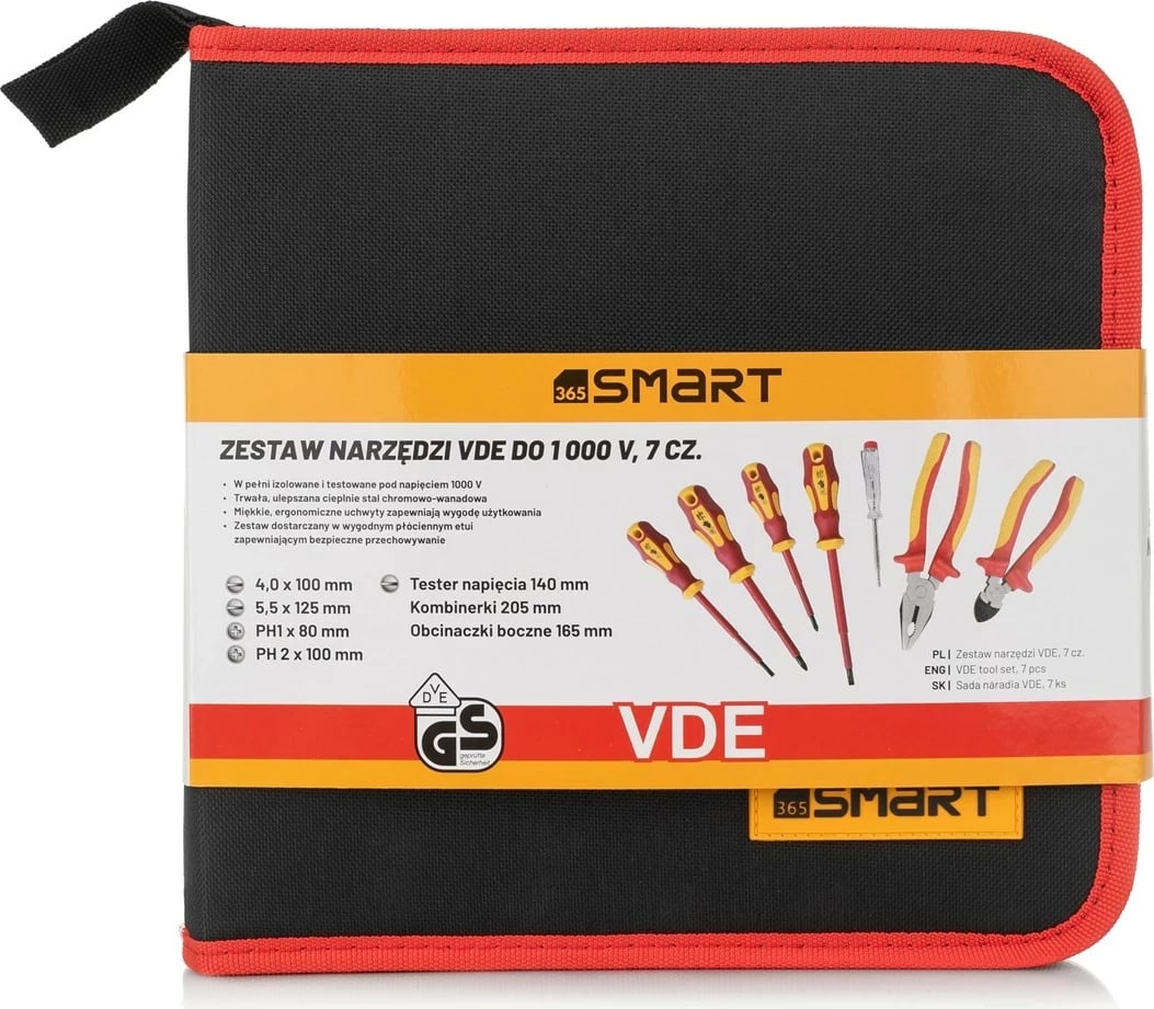 Set veglash SMART365 VDE, 7 copë, Kasë