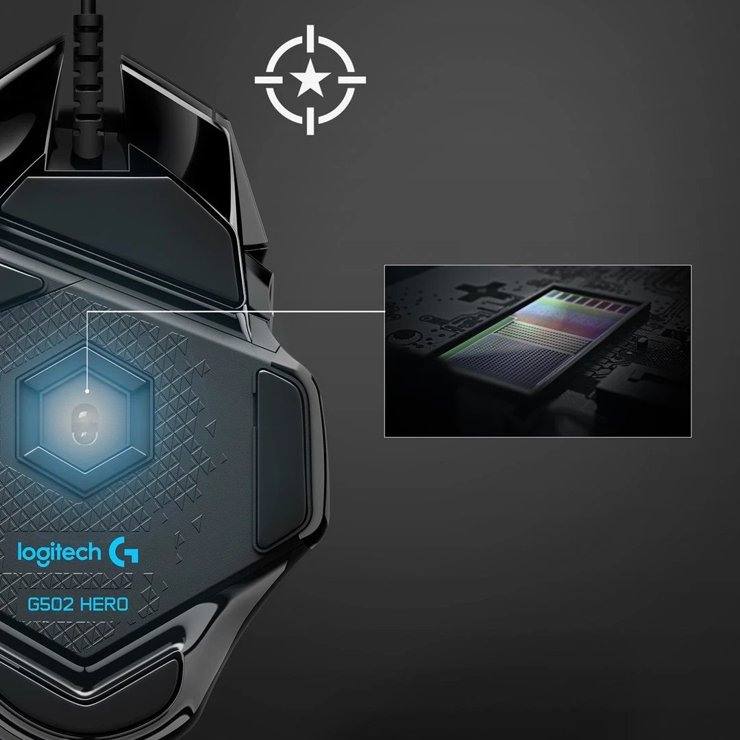 Maus Logitech G G502, USB Lloji-A, 25600 DPI