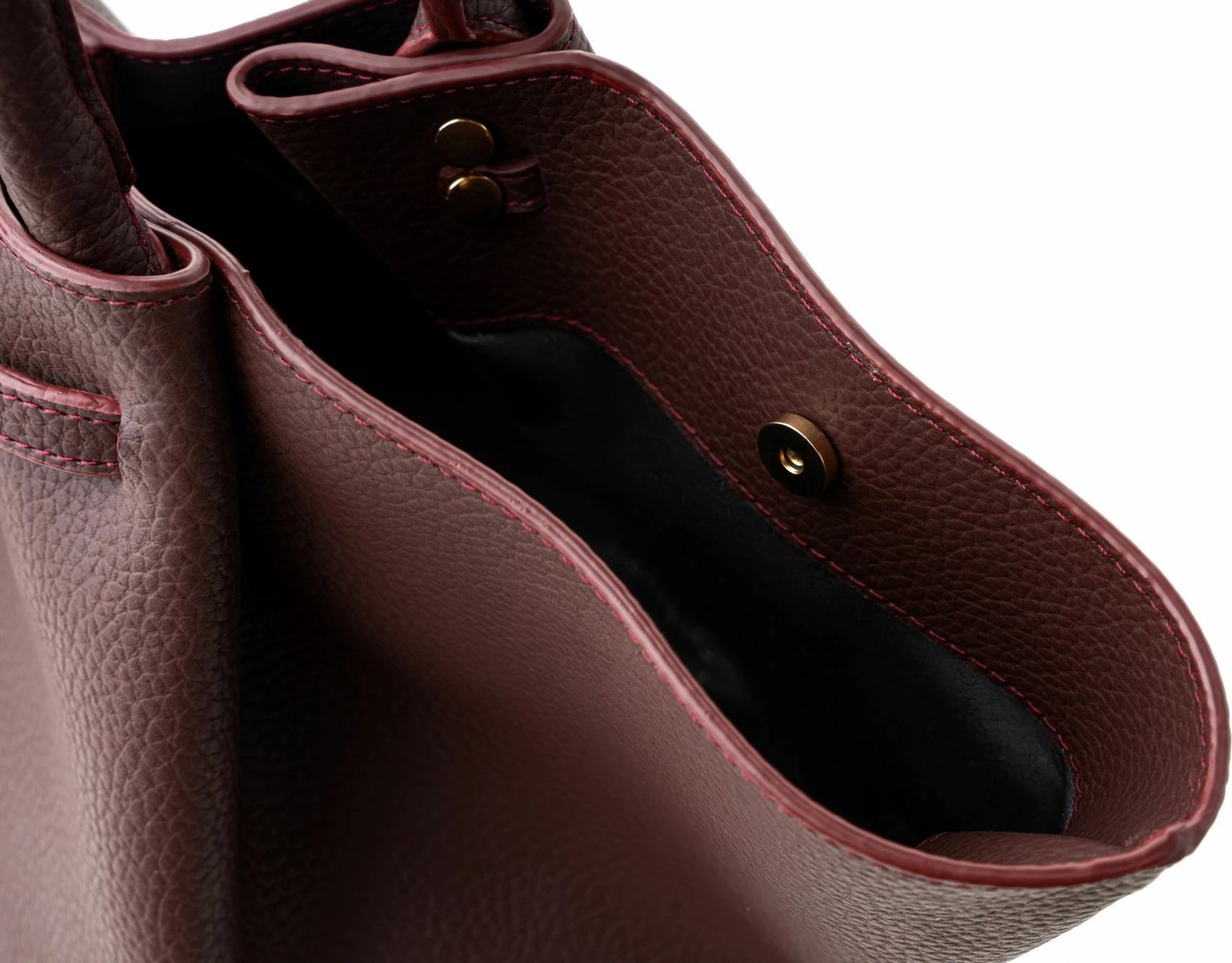 Çantë tote Vince Camuto, Prato, ngjyrë burgundy