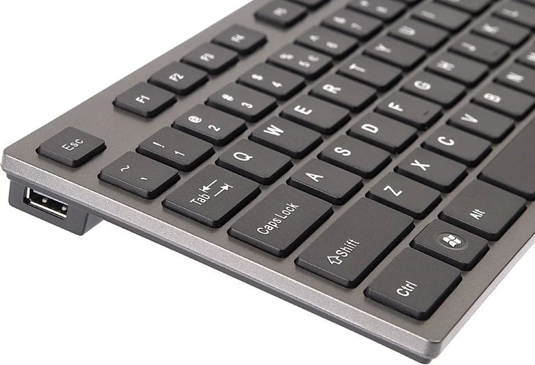 Tastierë A4 TECH KV-300H, USB, QWERTY, Gri