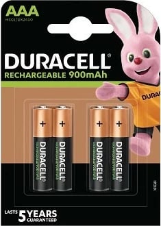 Bateri të rikarikueshme Duracell AAA HR3 900mAh, 4 copë