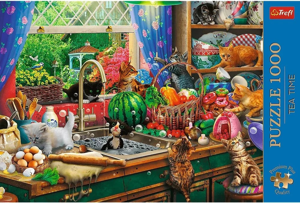 Puzzle Trefl 1000 pjesë Kociaki Rozrabiaki, Premium Plus Puzzle Trefl 1000 pjesë Kociaki Rozrabiaki, Premium Plus