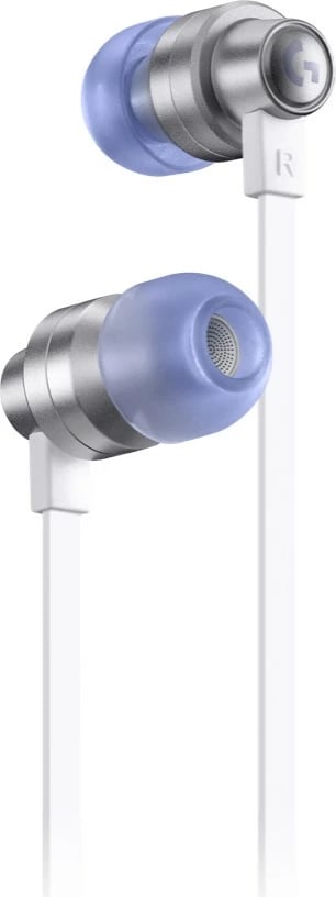 Kufje Logitech G333 me mikrofon, in-ear, me kabllo, 3.5mm, bardhë