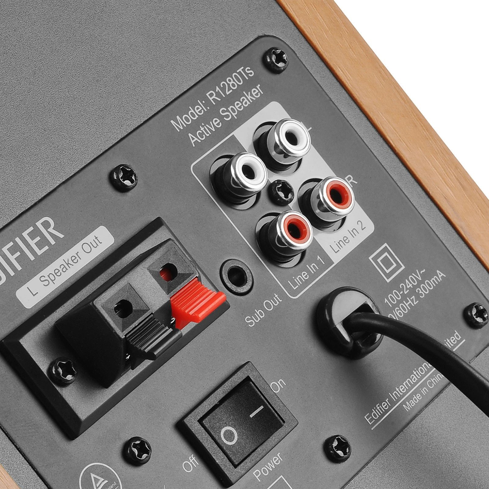 Bokse Edifier R1280Ts, 2-way, 42 W, Gri, Dru