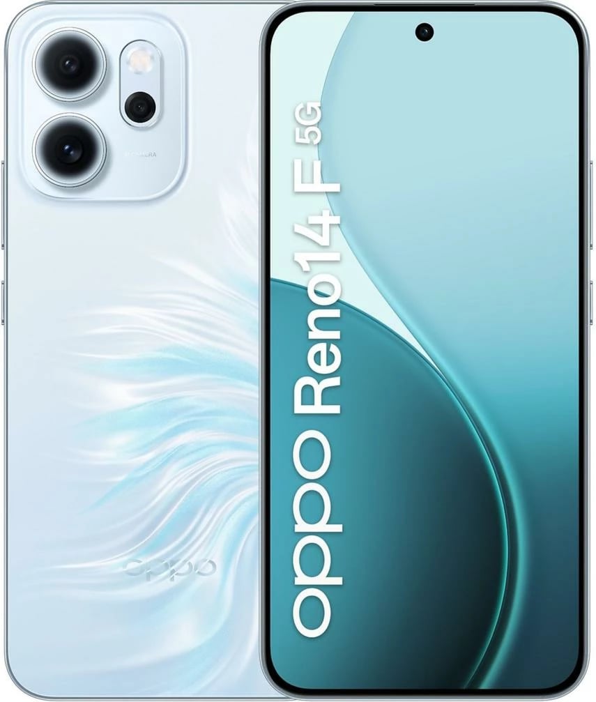 Celular OPPO Reno 14F 8+256GB 5G Opal Blue