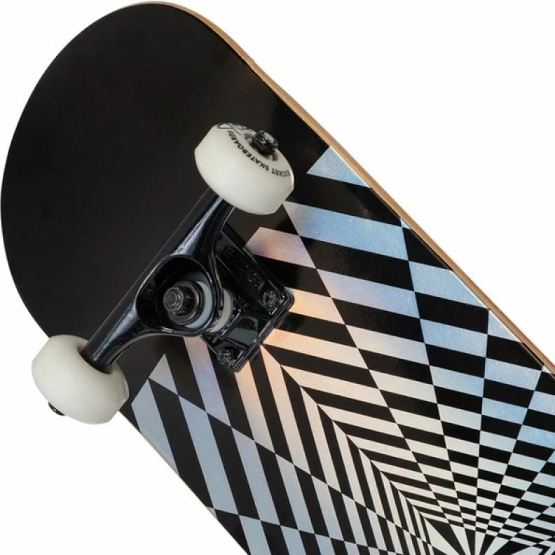 Skateboard Rocket, bardhë e zi