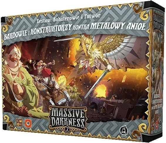 Set lojërash Massive Darkness 2: Heroes & Monsters, Bards & Builders vs. Metal Angel