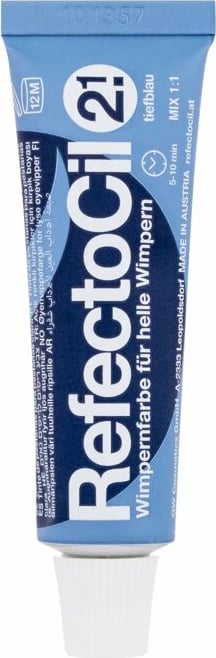Ngjyrë për vetulla dhe qerpikë RefectoCil 2.1 Deep Blue për femra, blu, 15ml