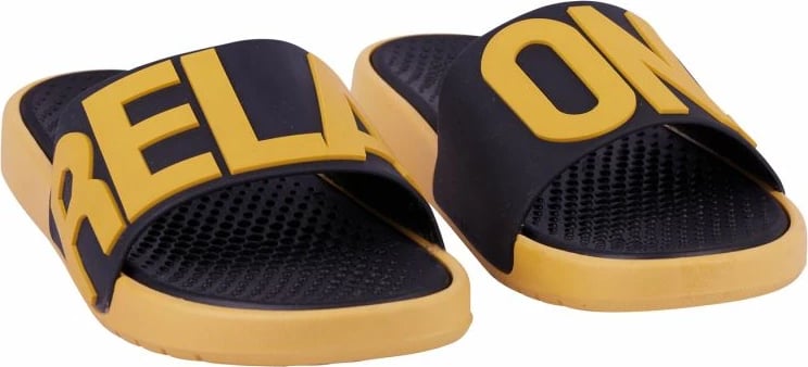 Papuqe për meshkuj Coqui, të zeza-verdhë