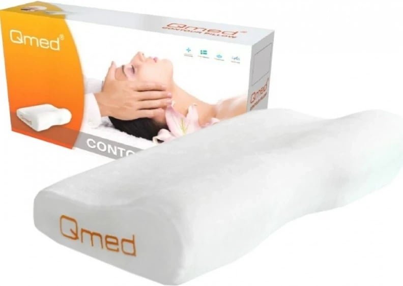 Jastëk rehabilitues MDH CONTOUR PILLOW, Shkumë, Bardhë