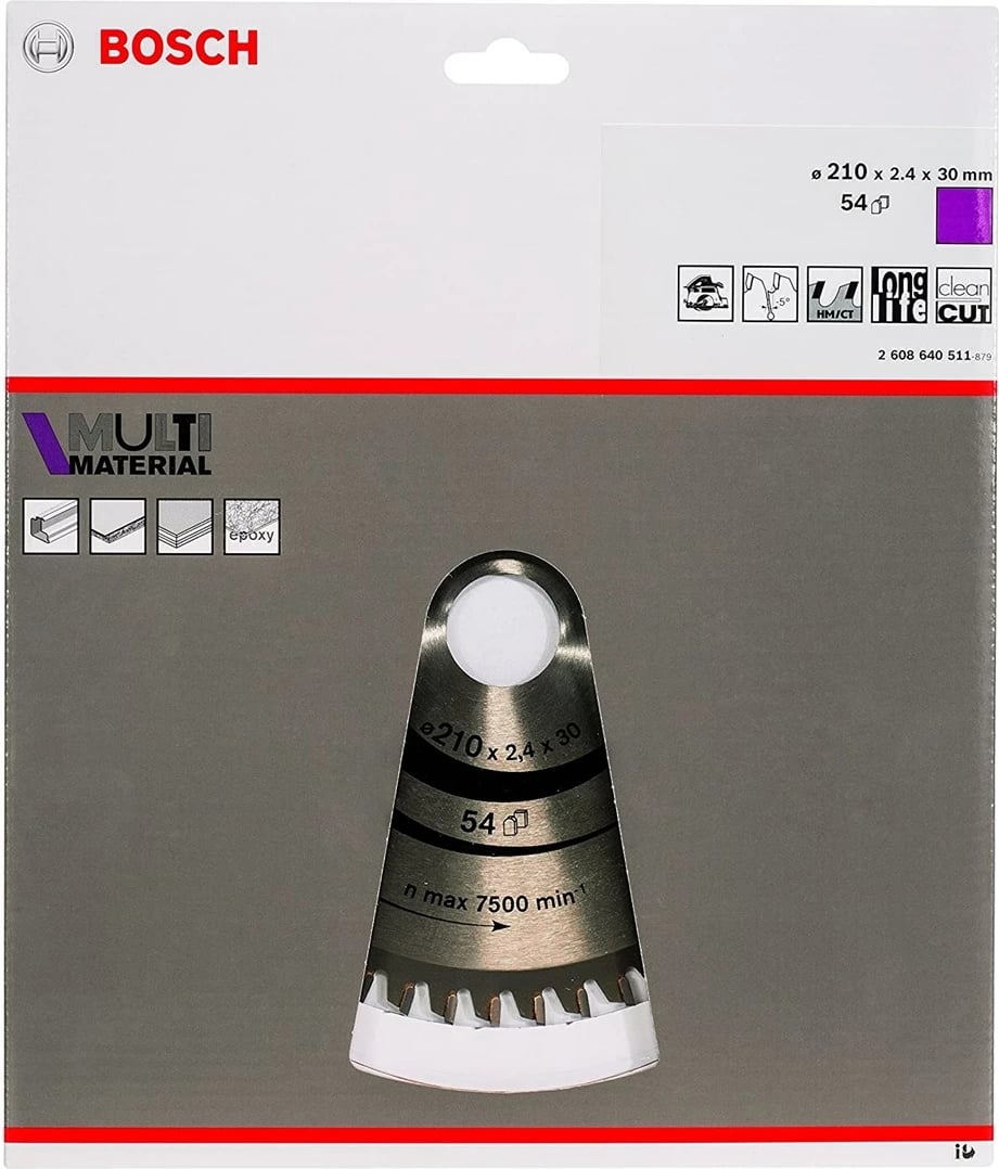 Disk rrethor Bosch Multi Material, për prerje, 1 copë