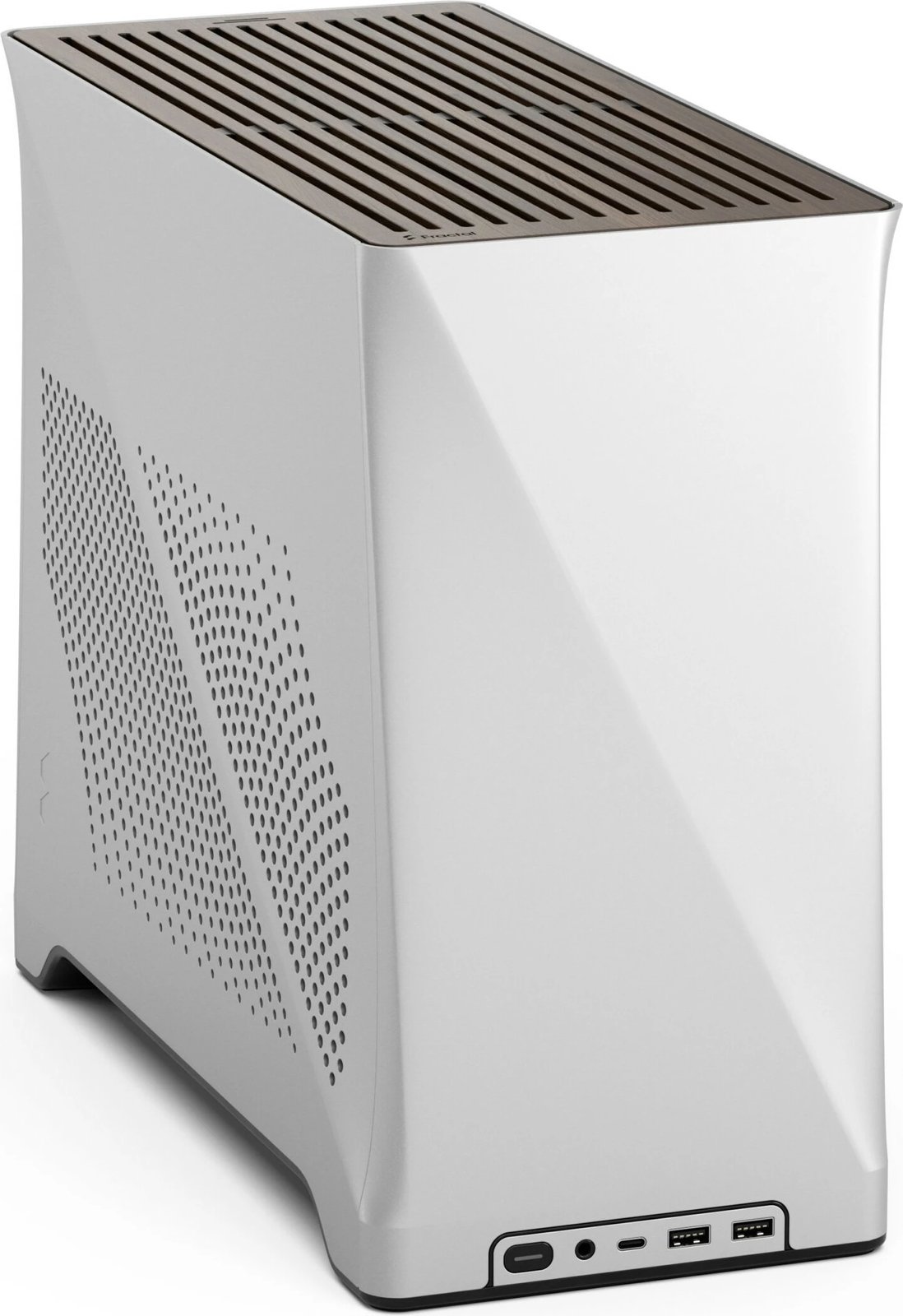 Kasë Fractal Design Era 2, Mini Tower, Silver