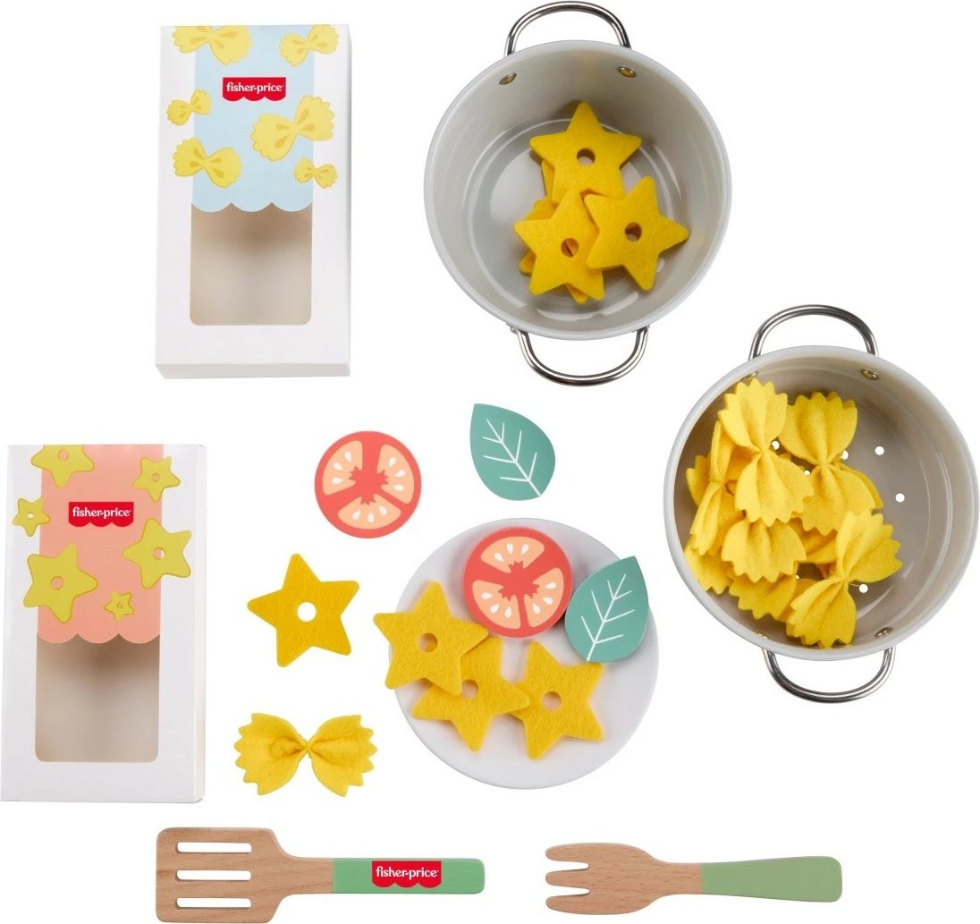 Set lodrash Chef's Pasta Fisher Price JFG14, 31 pjesë, shumëngjyrëshe