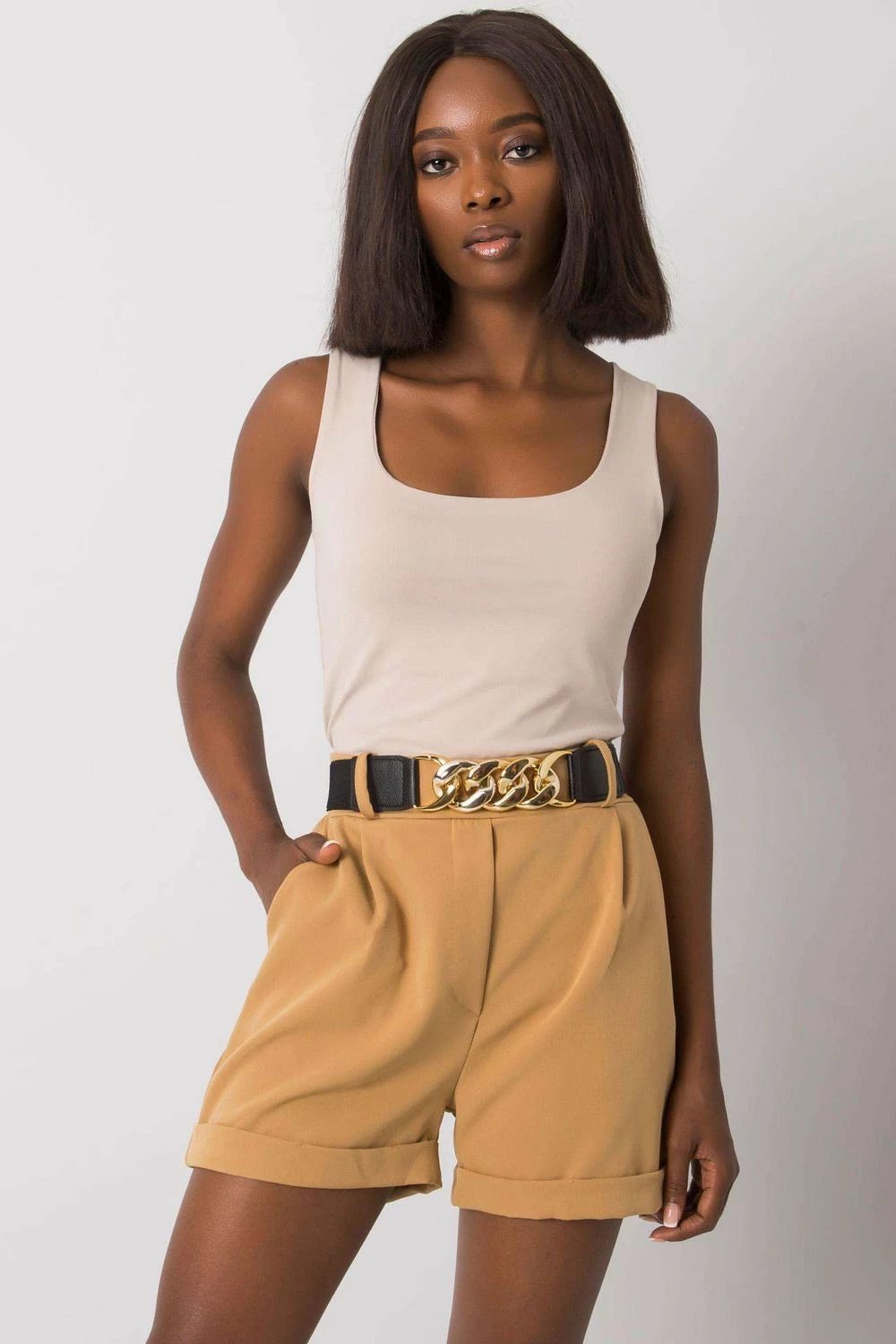 Shorce femra Italy Moda, kafe
