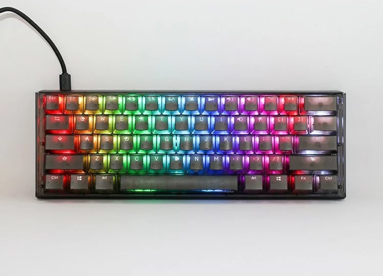 Tastierë mekanike Ducky One 3 Mini, RGB, Cherry MX Red, USB Type-C, e zezë