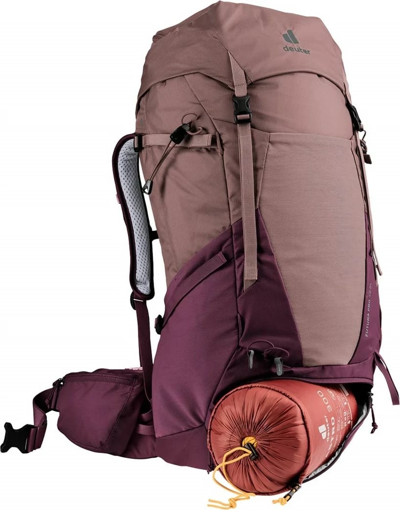 Çantë shpine Deuter Futura Pro 38 SL për hiking, 38L, ashrose/cassis