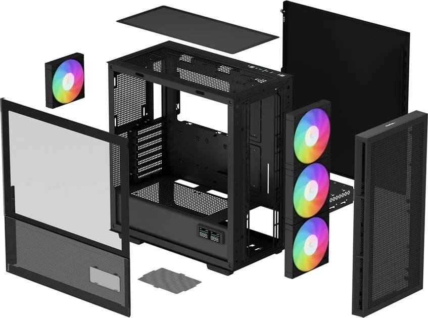 Kasë DEEPCOOL CH560 DIGITAL Midi Tower e Zezë